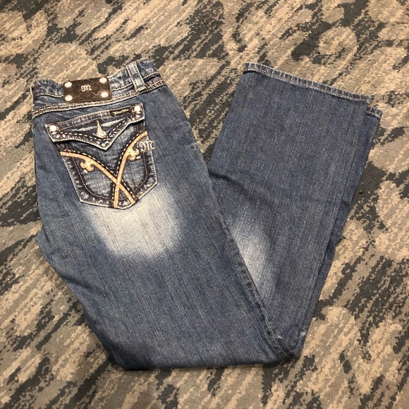 ‼️SOLD‼️ Womens Miss Me Boot Jeans Size 34 👖 - Picture 1 of 12